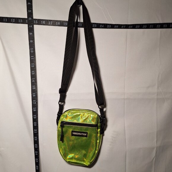 Vibedration Messenger/Crossbody Bag - yellow-green glitter - used - Picture 2 of 11